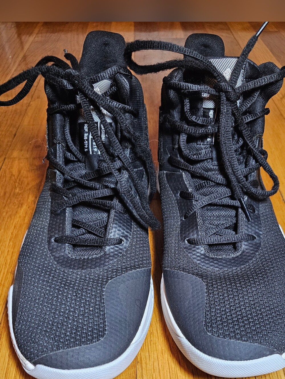 Adidas Explosive Bounce 2018 High Top Sneakers Black Men's Size 12 Read